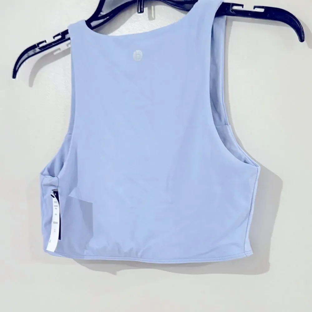COTTON ON Women's Smoothing Cut Out Vestlette Top Blue iced sky